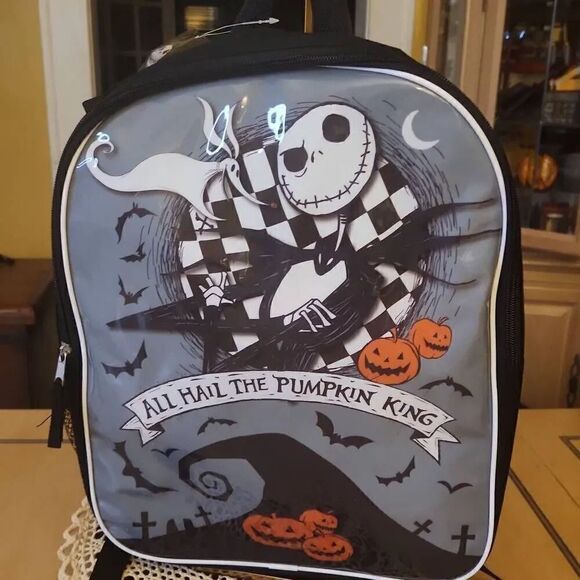Disney The Nightmare before Christmas All hail the pumkin king backpack - Picture 1 of 4